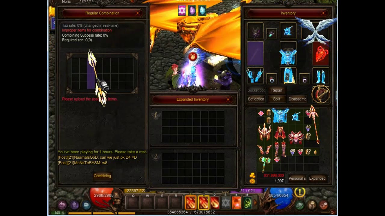 CREANDO BLESSED DIVINE STAFF OF ARCHANGEL   MU ONLINE Season XIII