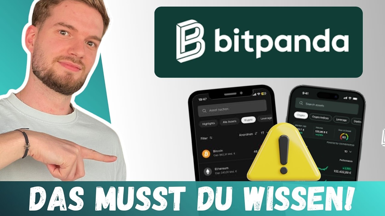 Bitpanda: 10 Dinge die ich gerne VORHER gewusst h&auml;tte 😳 Bitpanda Erfahrungen 📉💰