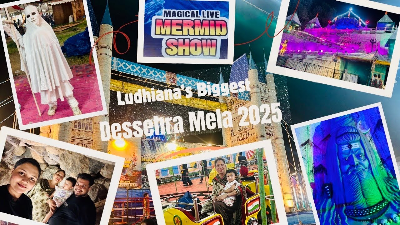 Ludhiana Festive Biggest Fair 2025 Family Vlog Experience at Dussehra Mela  #festivemel