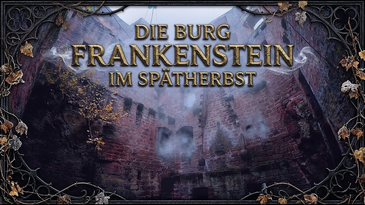 Die Burg Frankenstein im Spätherbst  - (DJI Mini 4 Pro)