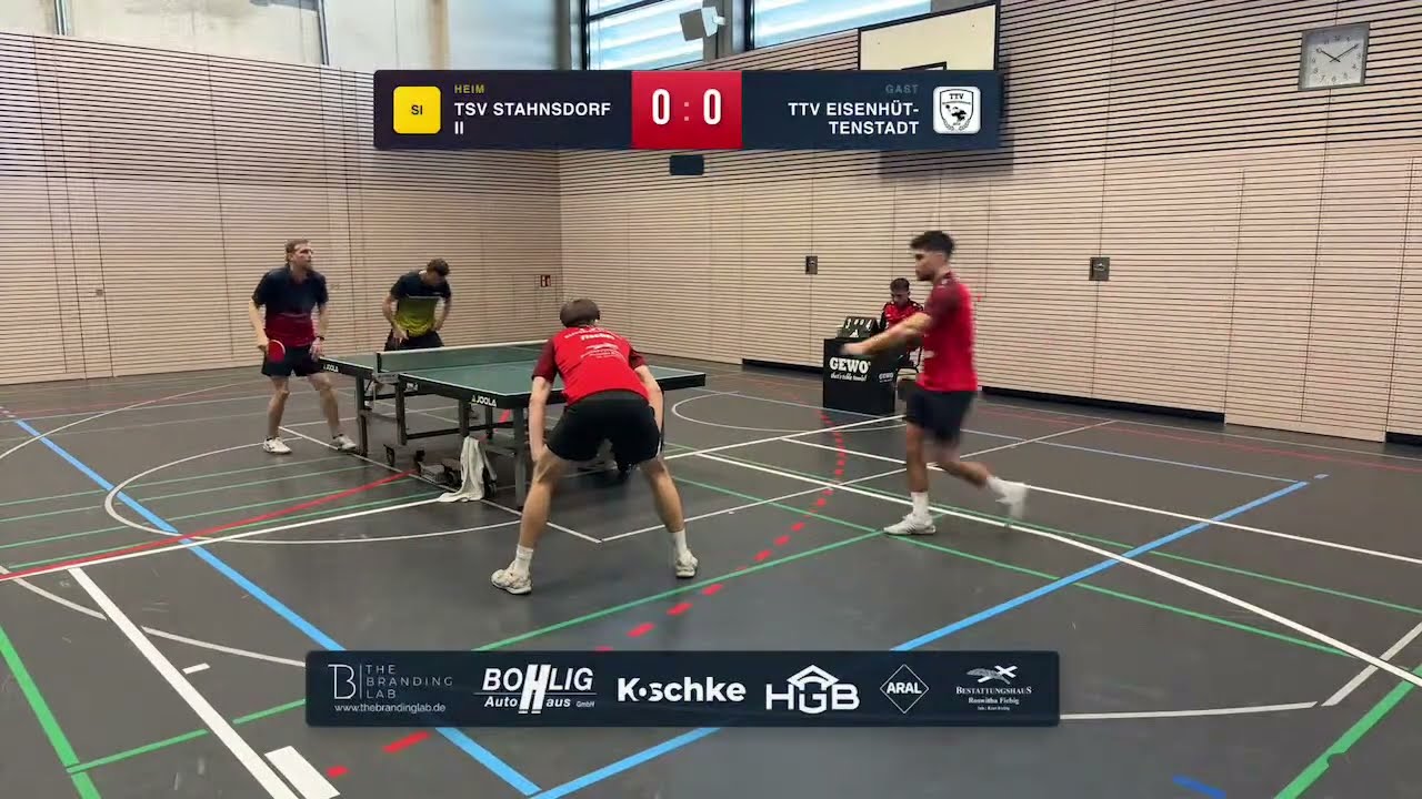 Live streaming of TTV Eisenhüttenstadt e.V. (Tischtennis)