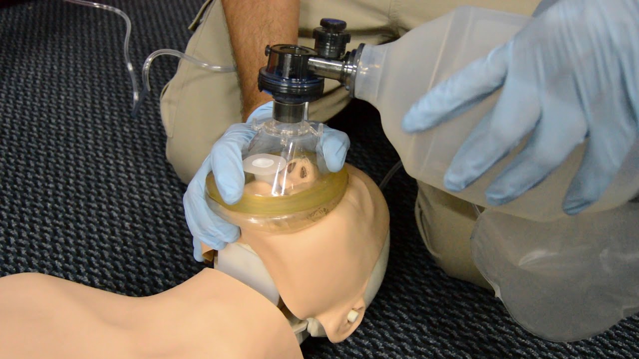 Ventilación Bolsa – Mascarilla. 2 rescatadores.