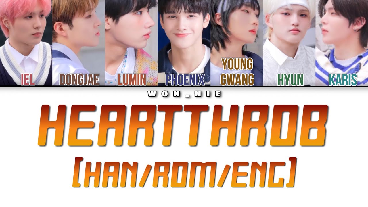 HEARTTHROB By EASTSHINE (Colour Coded Lyrics) [Han/Rom/Eng]