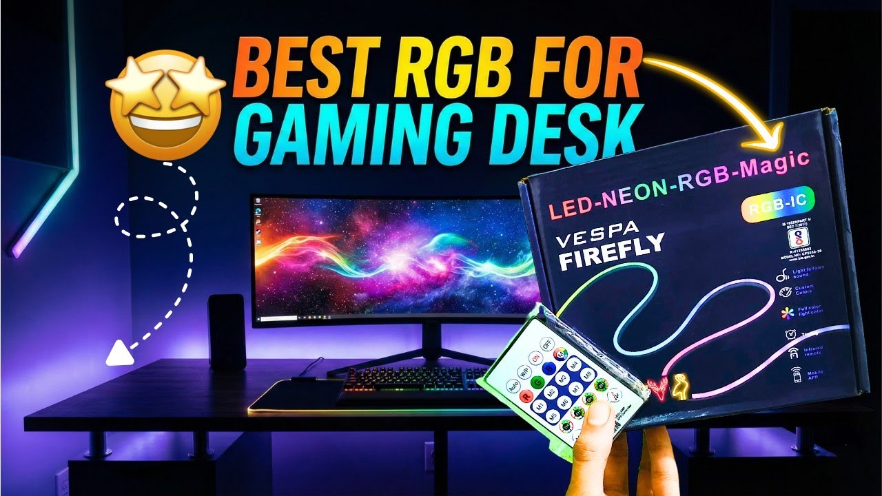 Best Smart RGB Neon Light for youtube/gaming Room 🔥