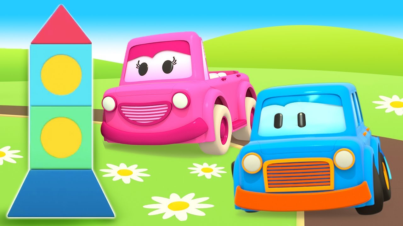 Zeichentrick für Kinder - Schlaue Autos. Wir bauen eine Rakete. Zeichentrickfilm auf Deutsch.