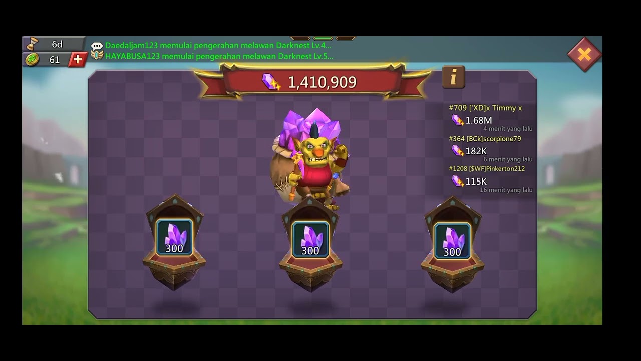 Test tutorial JP dikindom tycoon apakasih masih bekerja?? Hero putri es dan 70 coin #lordsmobile