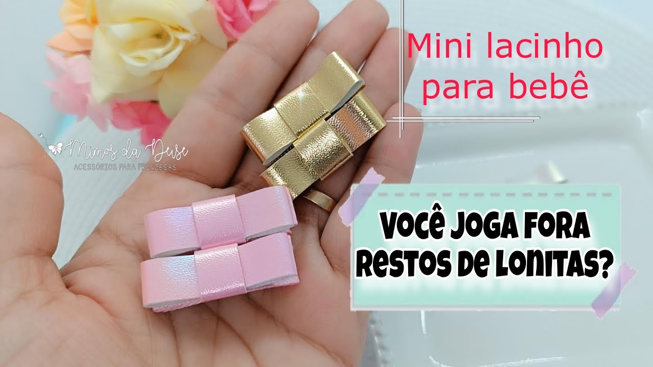 DIY Lacinho lindo para bebê fácil e lucrativo