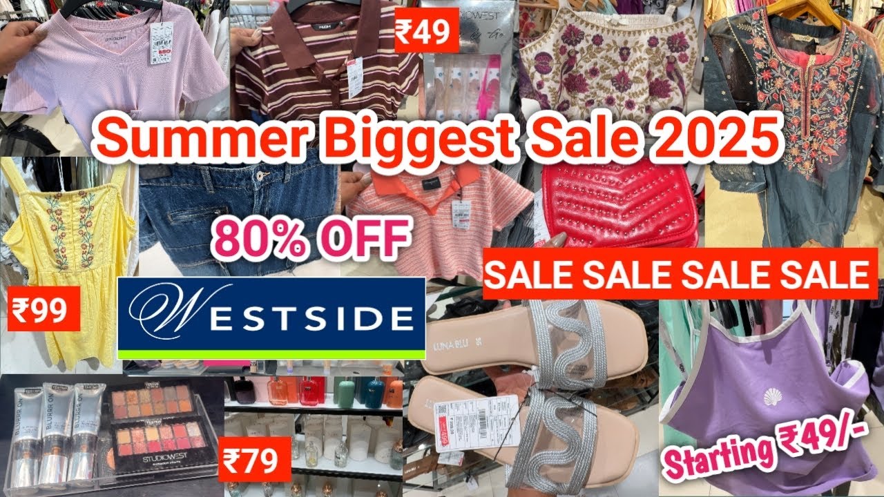 Westside Sale 2025 1 August 31 😍| Westside Summer Collection 2025 | Biggest Westside Sale 2025