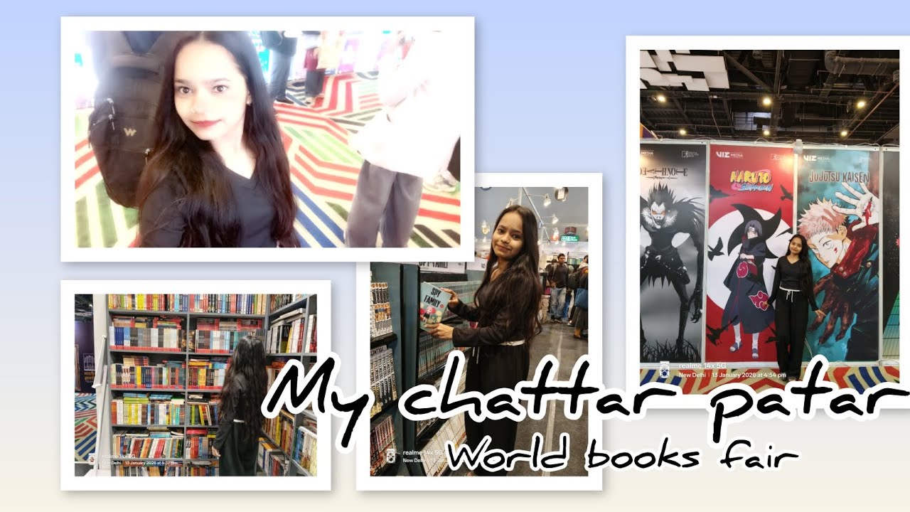 My chattar patar with my phone 🤳🏻📚🧏🏻 in World book fair 2026 / world book fair 2026 delhi /#books 