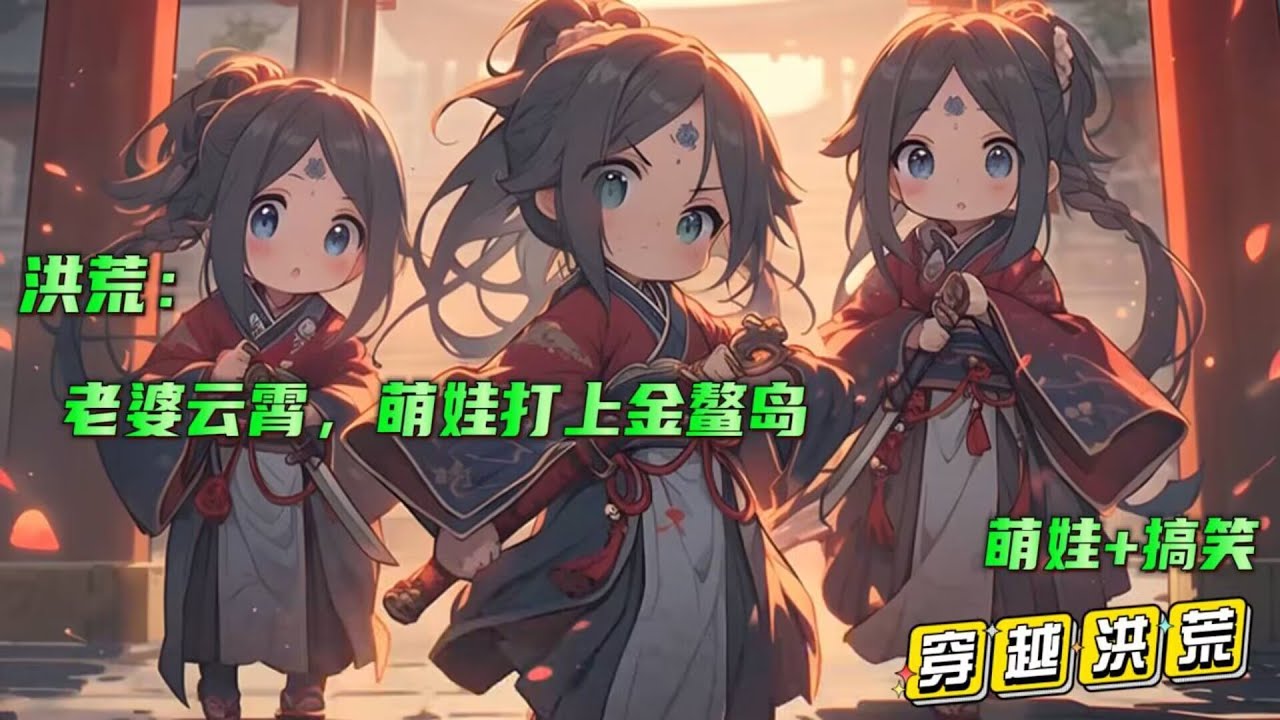 🔥【洪荒：老婆云霄，萌娃打上金鳌岛】穿越洪荒竟然攻略了云霄娘娘，还生下了三个萌娃！时值封神量劫，通天将云霄抓回金鳌岛。可是三个萌娃不干了，一人一把西瓜刀，直接砍上了金鳌岛....#小说推文 #漫画解说
