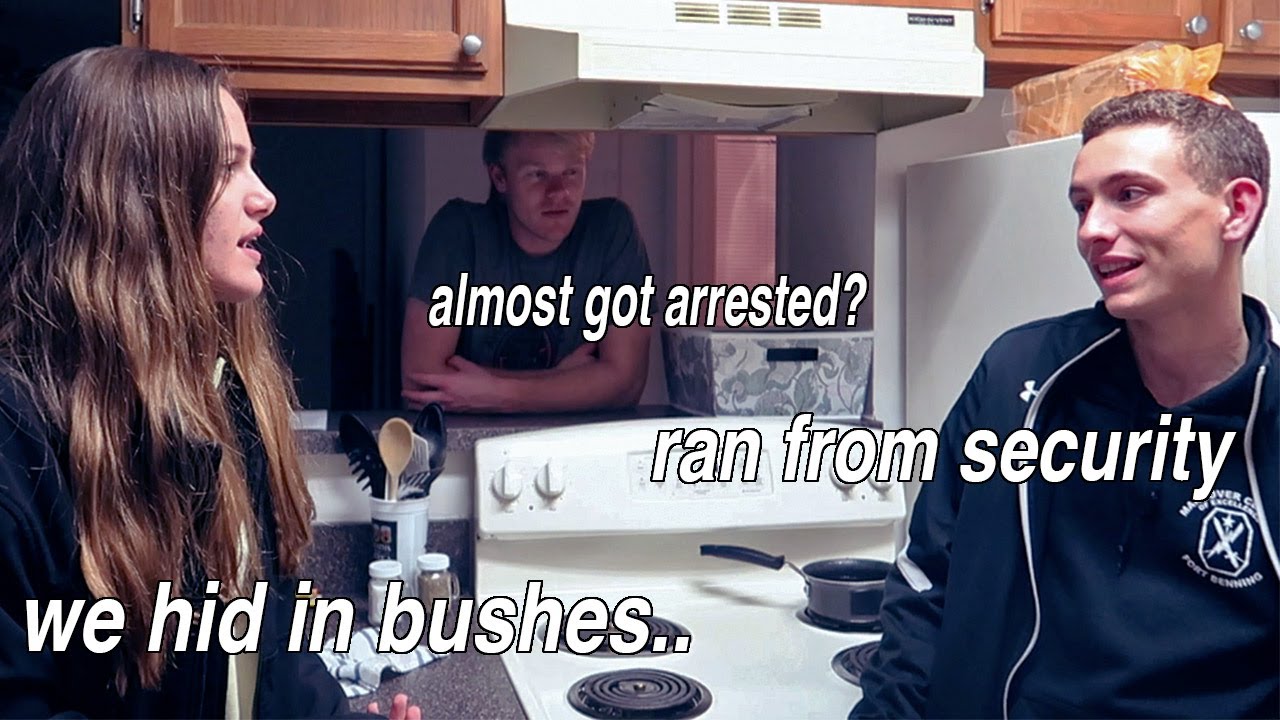 the night we almost got arrested... (story time w/ footage)