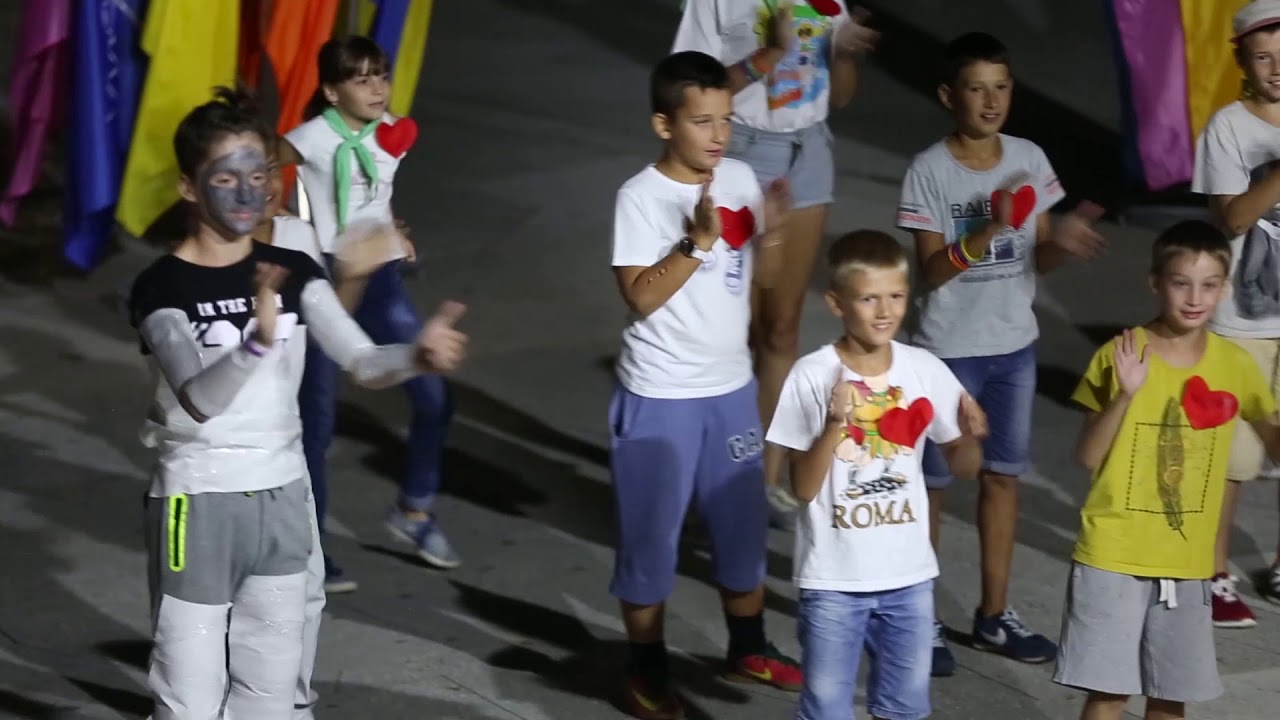 Закрытие 4 смены. Лагерь Нива, 2017 год.
