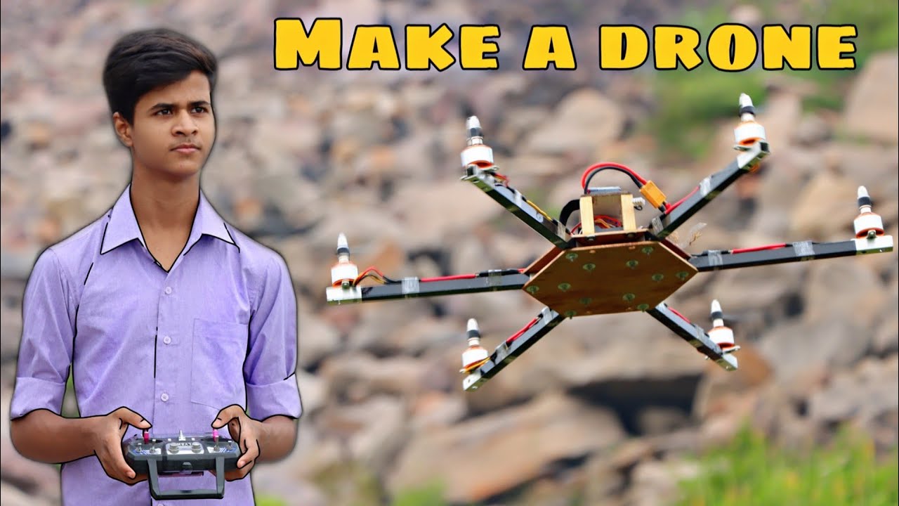 how to make Hexacopter Drone using thunder QQ super flight controller