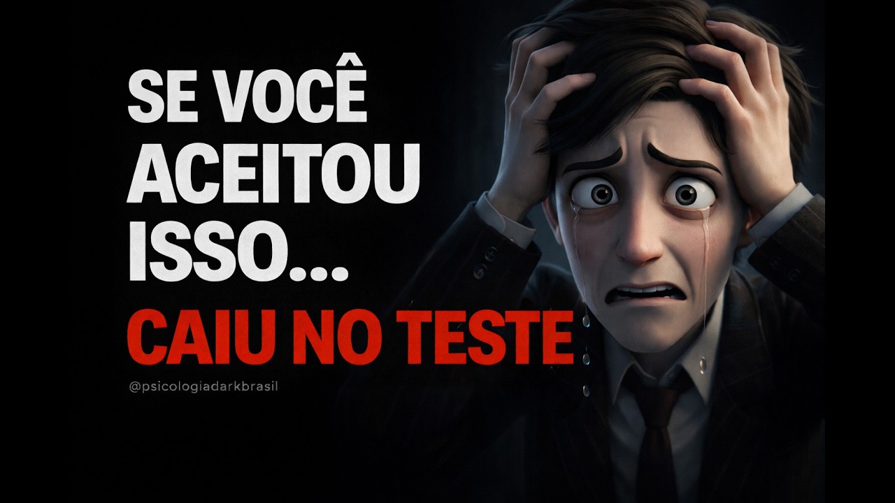 4 TESTES DE MANIPULAÇÃO: Como eles te treinam para aceitar migalhas