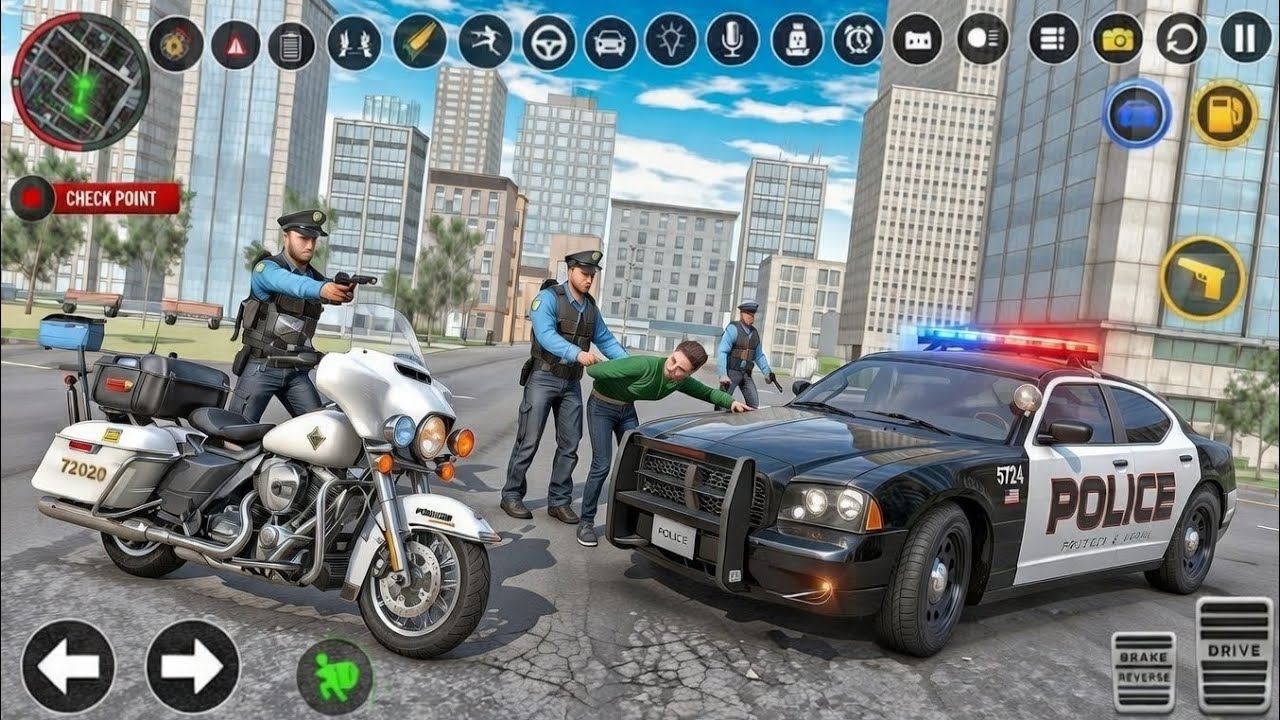 Police Car Chase Simulator 3D – Real Cop Cars Driving Simulator 2025 (Android Gameplay)
