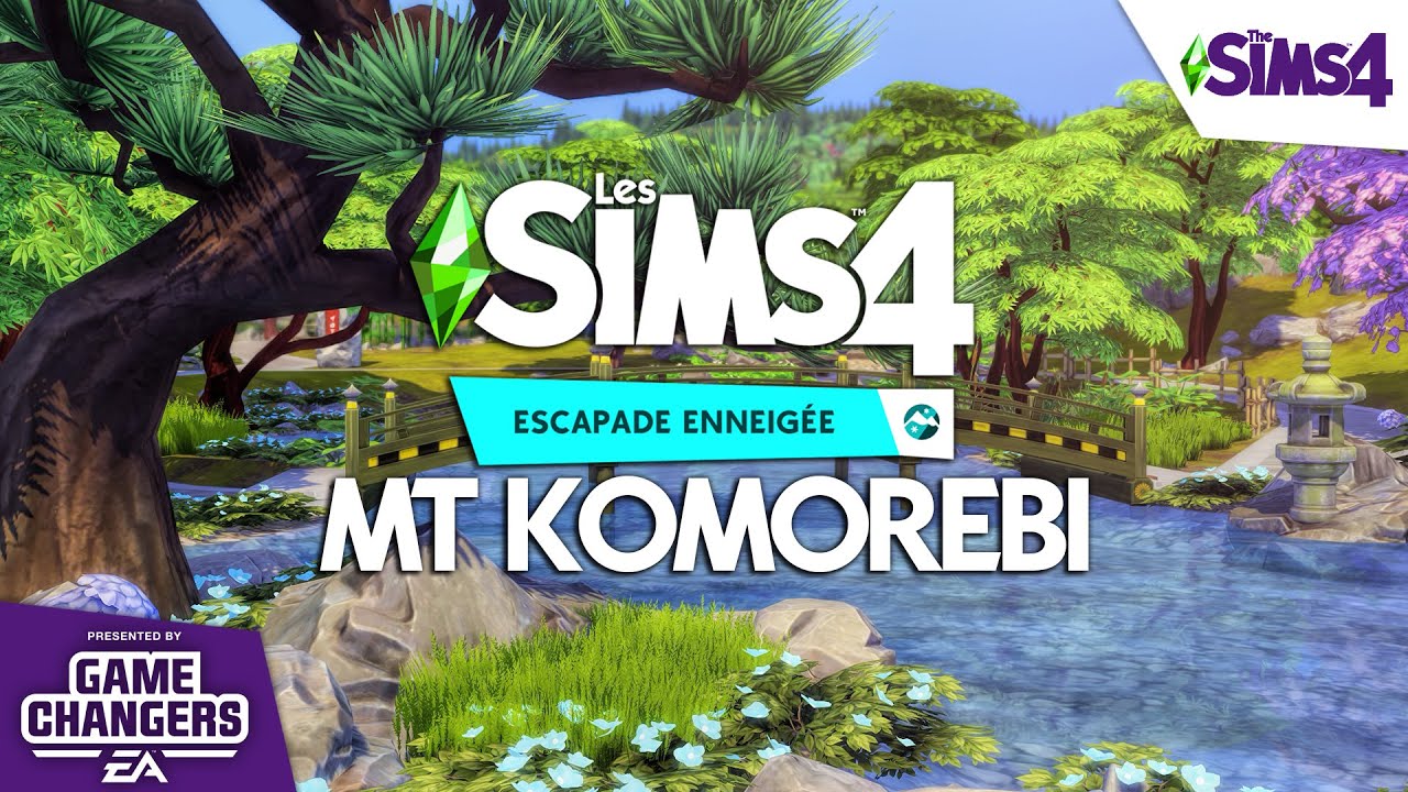 ESCAPADE ENNEIGÉE ⛩️ LA MAP DE MT KOMOREBI | LES SIMS 4