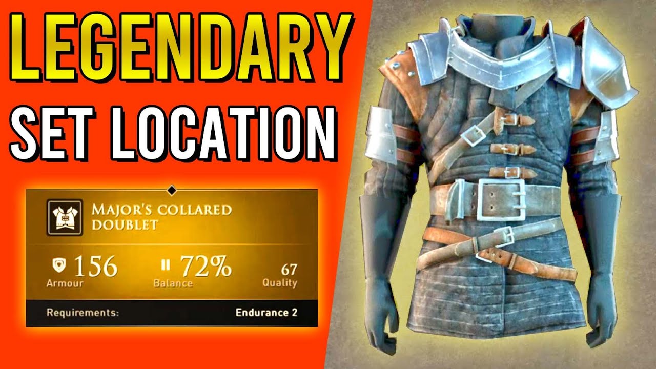 GreedFall Unique Legendary Armor & Weapons Locations - Major's Set