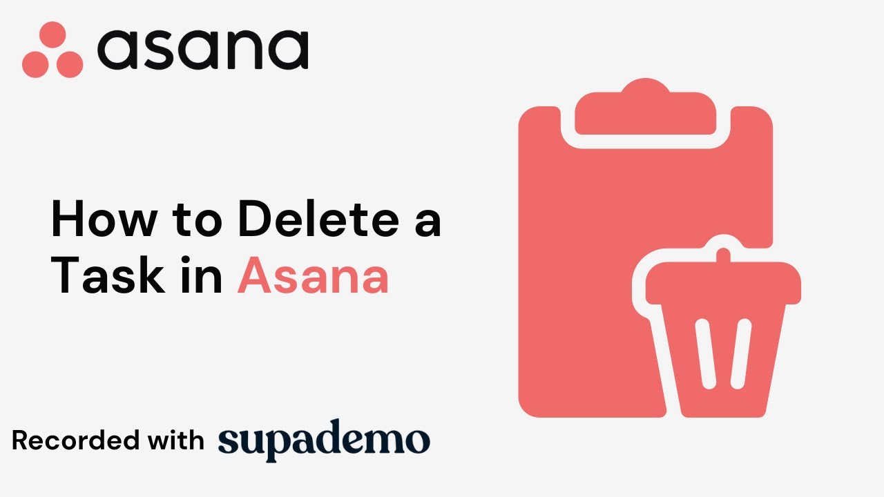 How to Delete a Task in Asana