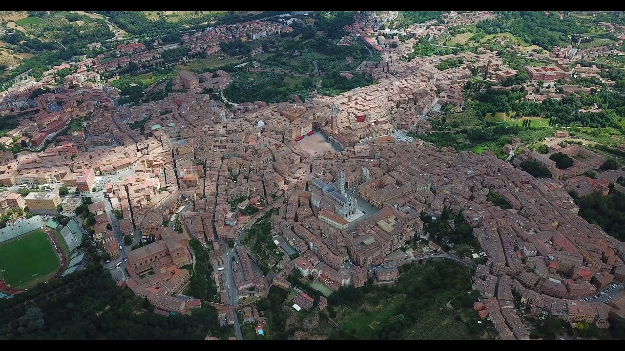 【4K】Siena (Toscana) in Italy🇮🇹 by drone !!!!!