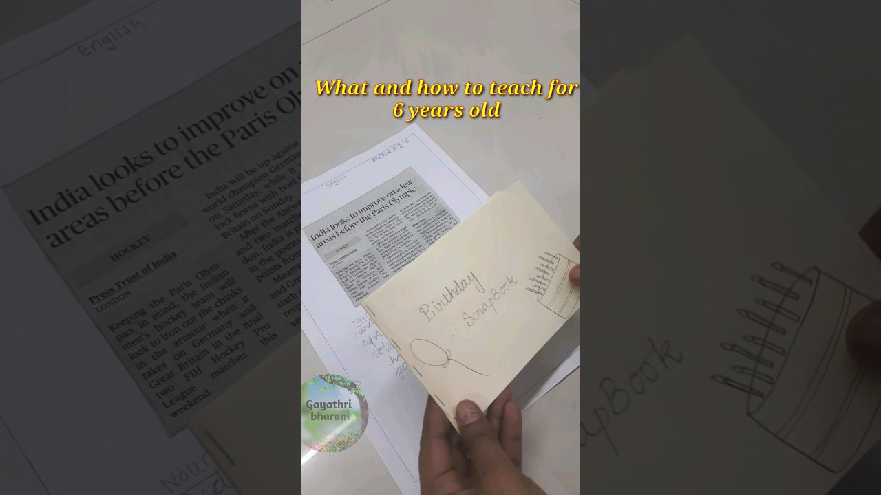 What to teach for 6 years old at home #activitiesforchildren #6yearsold #learningathome
