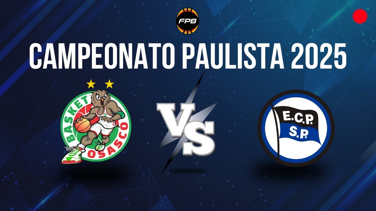 BASKET OSASCO X PINHEIROS - AO VIVO COM IMAGENS | CAMPEONATO PAULISTA 2025