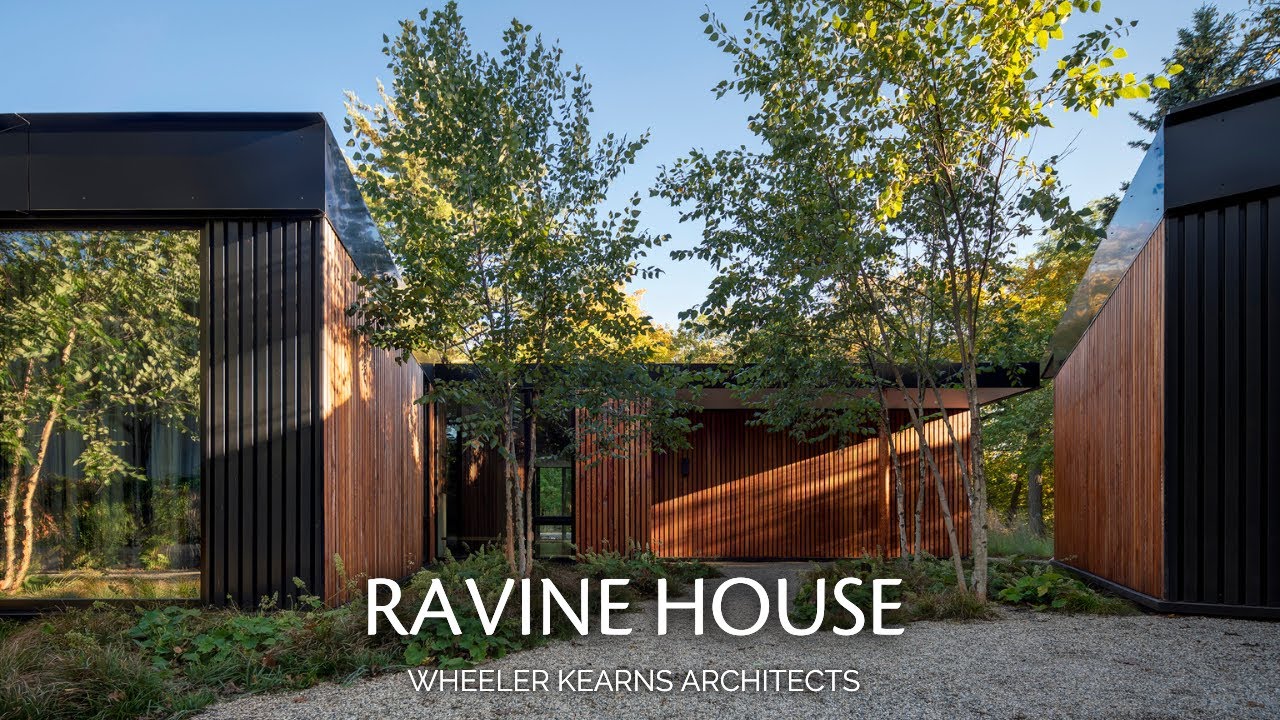Ravine House: Meeting of Modern Design and the Embrace of Nature