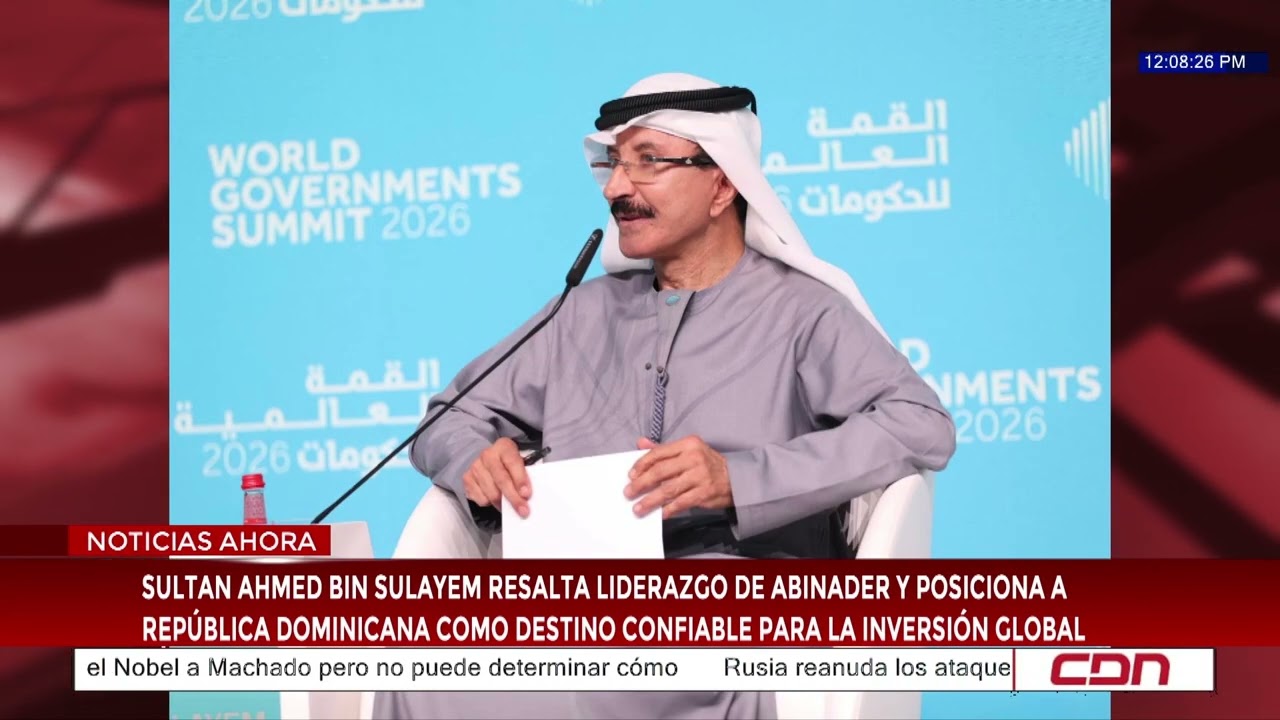 Sultan Ahmed bin Sulayem resalta liderazgo de Abinader y posiciona al país como destino confiable