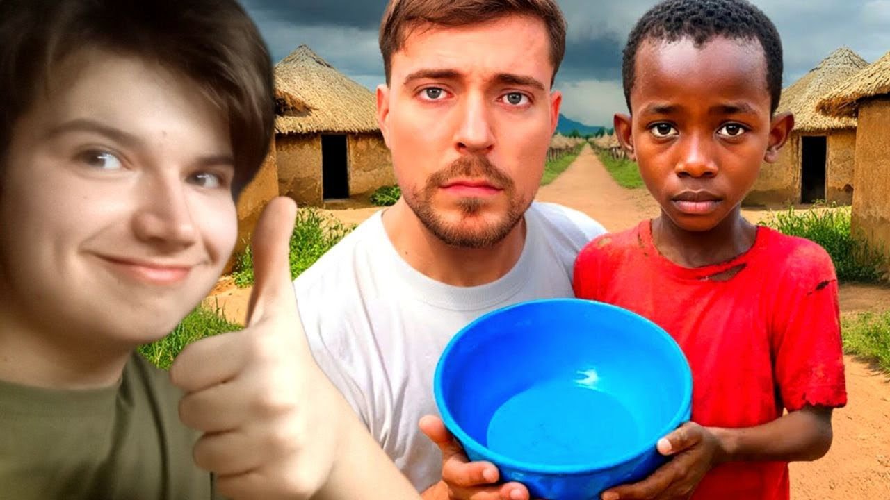 РЕАКЦИЯ: Нажми На Это Видео, Чтобы Накормить 1 Человека / MrBeast