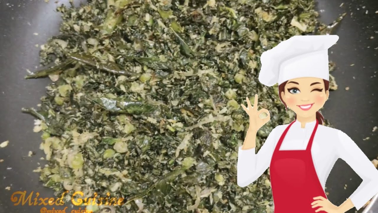 Tasty Spinach(Saag| Cheera thoran)Coconut Stir-fry | Quick & Easy | Mixed Cuisine 