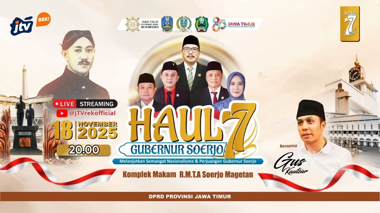 🔴 LIVE - HAUL GUBERNUR SOERJO KE -77 | KOMPLEK MAKAM R.M.T.A SOERJO MAGETAN
