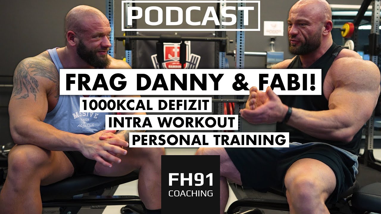 1.000kcal Defizit?! Wie sieht gutes PT aus? Mini Cuts, Cortisol, GK Training - Q&A mit Danny!