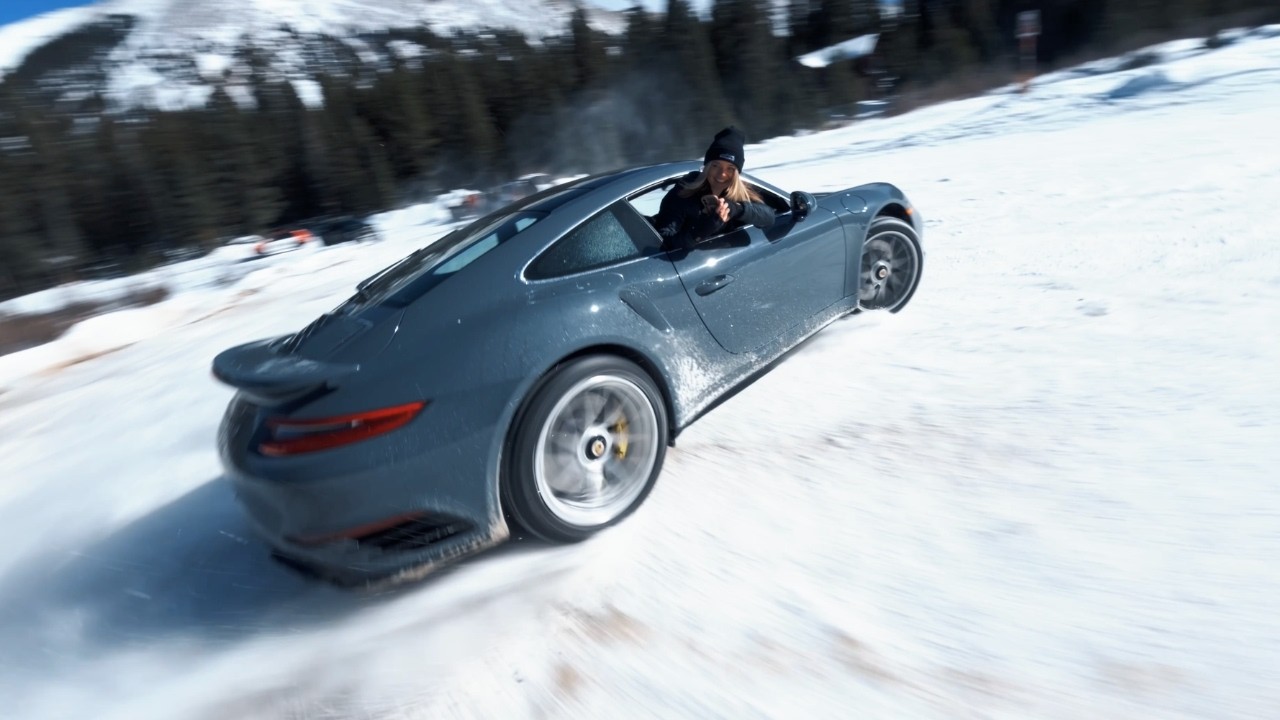 Porsches Drifting In The Snow | FPV Drone Edit