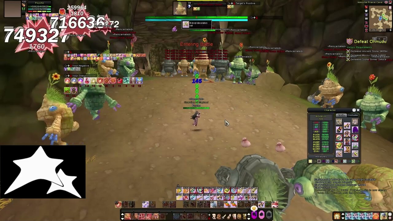 Chill 3:15min run Immortal Prairie Cave - Grand Fantasia Violet