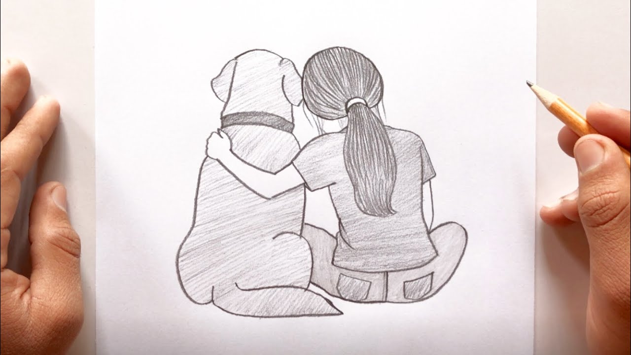 Girl Creates AMAZING Drawing of Her Dog 🐶🐶