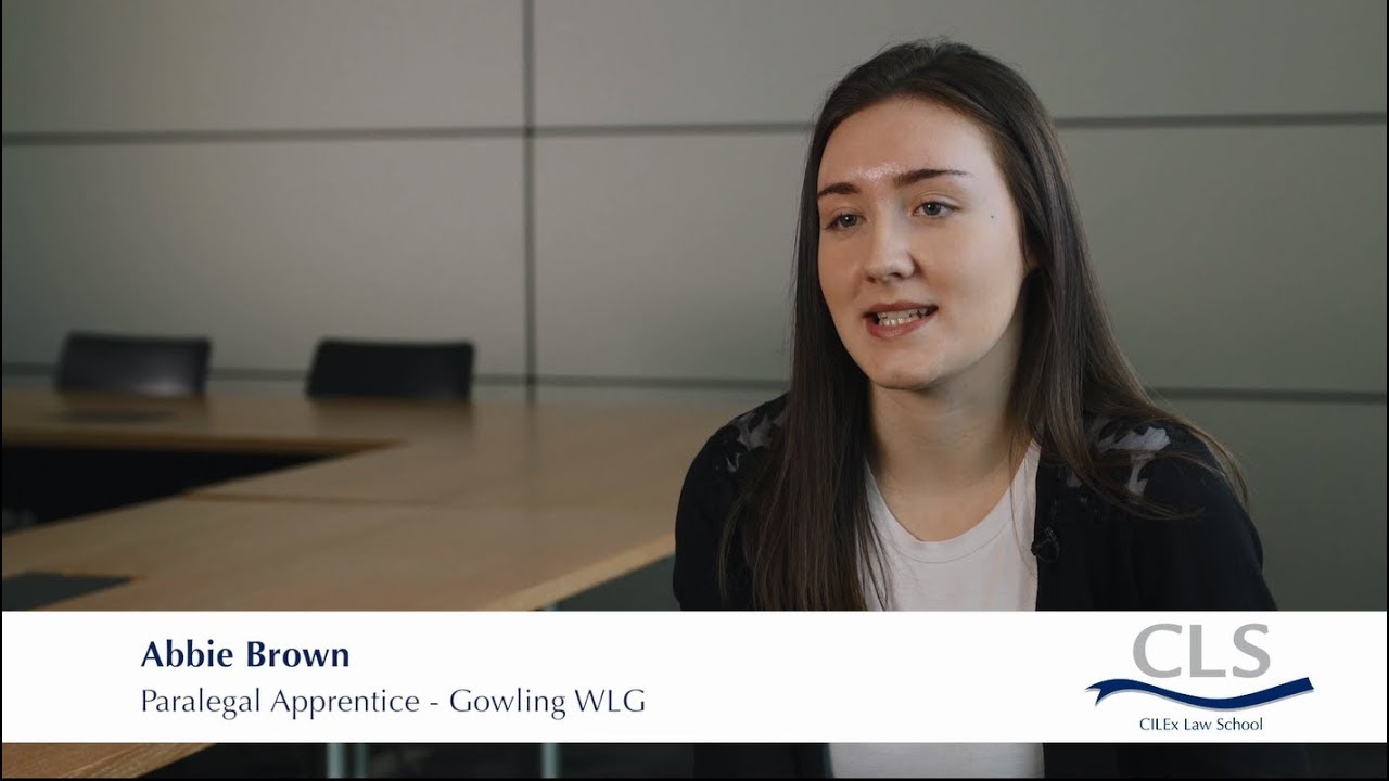 Abbie Brown, Paralegal Apprentice, Tax & Funds Department, Gowling WLG