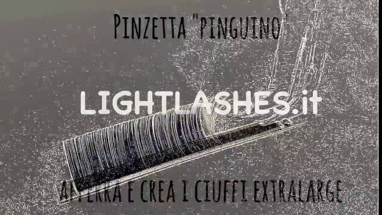 Creare VOLUME FACILE con pinzette professionali Light Lashes!