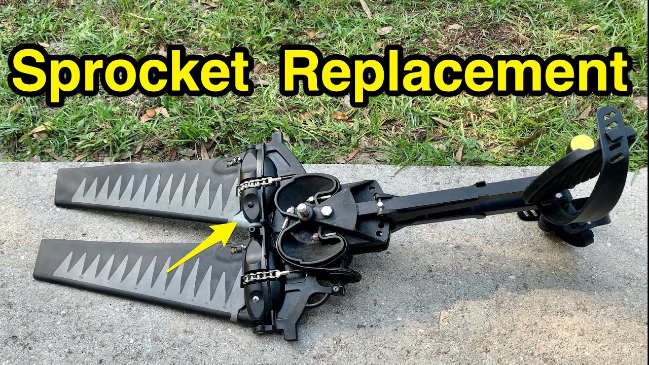 How to replace, fix, upgrade sprocket on Hobie Mirage kayak pedal drive.