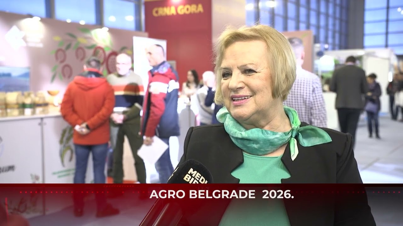 Proizvodi iz Crne Gore privukli veliko interesovanje posjetilaca na sajmu „Agro Belgrade 2026“
