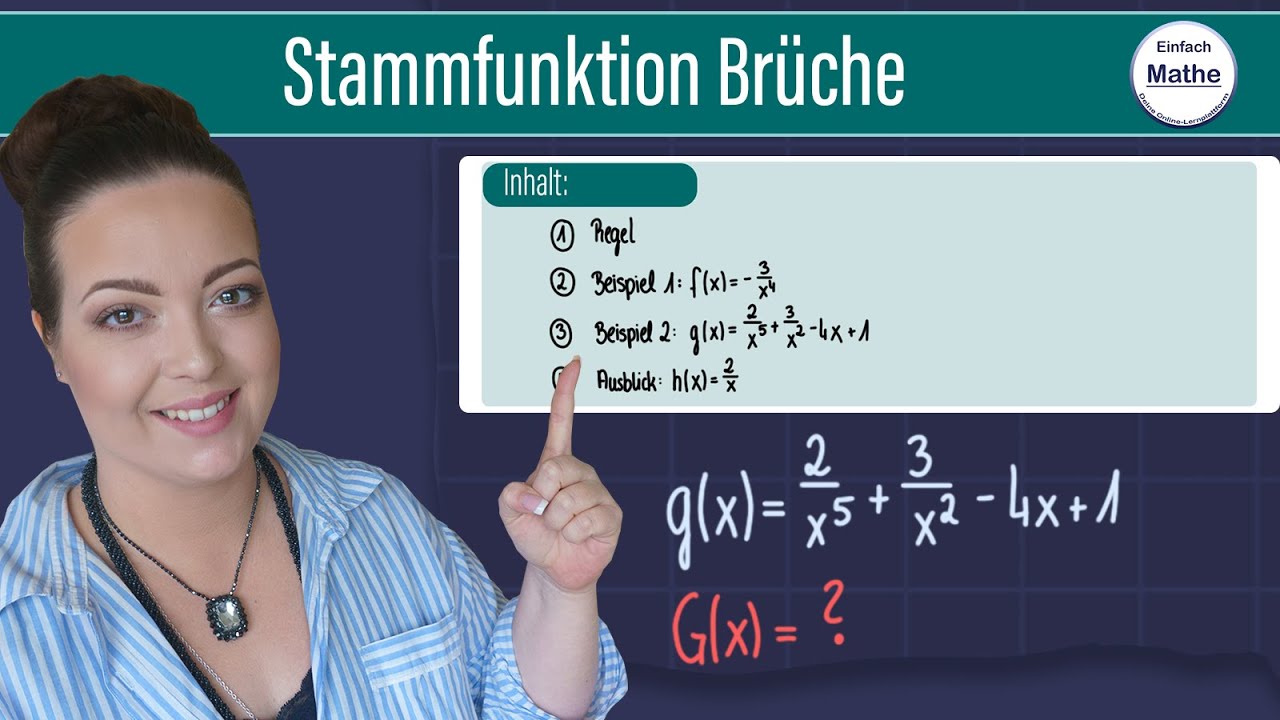 Stammfunktion von Brüchen mit Variable im Nenner
