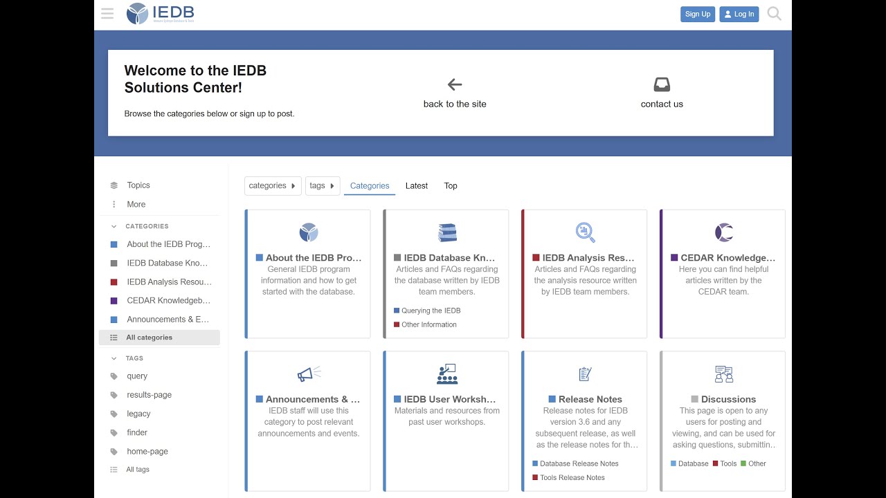 2025 User Workshop – 1.5 – Help Within the IEDB: Discourse & Section 2 Q&A