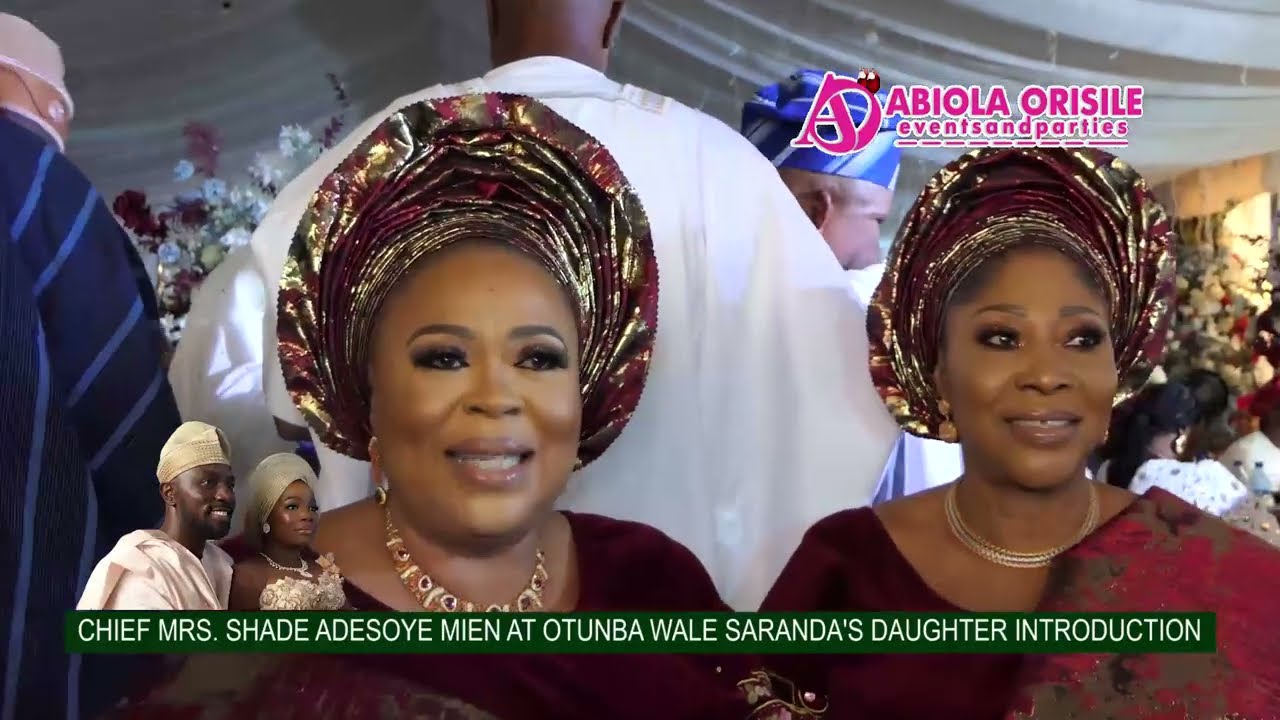 Meet CHIEF MRS. SHADE ADESOYE  Friend of over 30years who is m ow her Inlaw