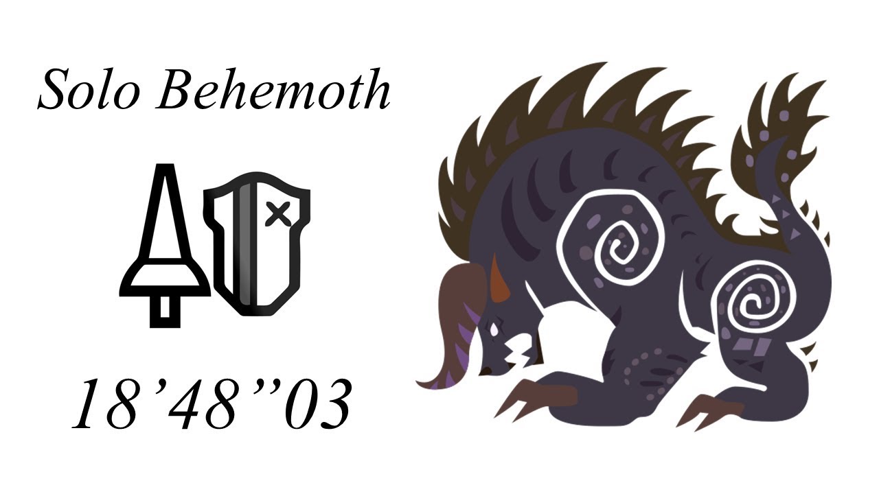 MHW: Behemoth Solo Lance - 18'48