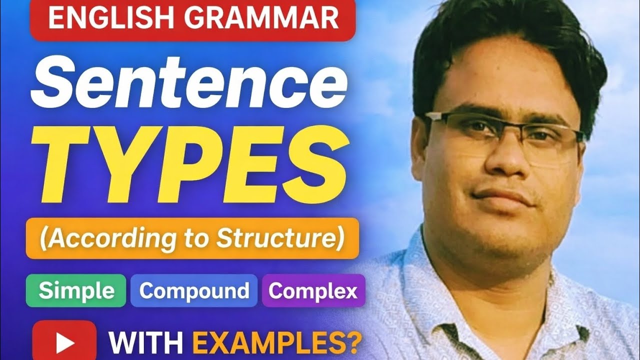 Sentence ।। Types of sentence।। গঠনগতভাবে  sentence কত প্রকার। Simple,compound & complex sentence।