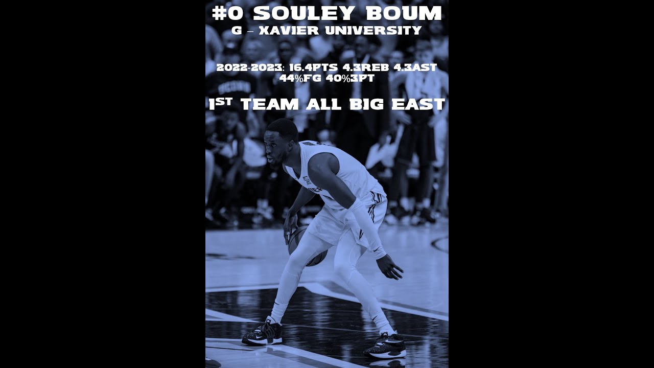 1st Team All Big East Souley Boum 2022-23 Xavier Highlights
