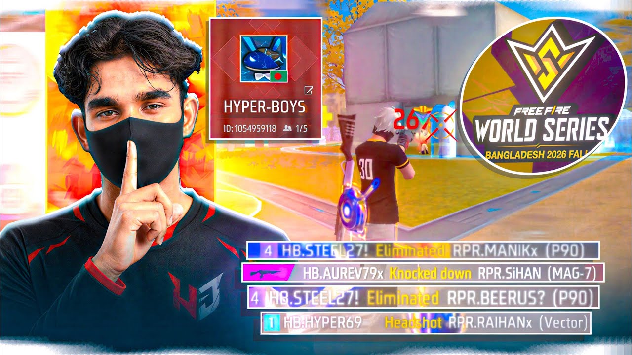 FFWS FALL 2026 MOST FUNNYEST HIGHLIGHTS EVER! ft.FFWSFALL।AUREV79।TEAM HYPER BOYS।IQOO13