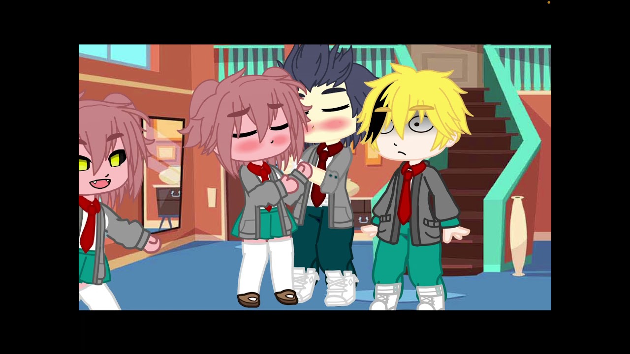 La de de~ |/ no original / kirikami? Kaminari x shinsou bakudeku?todoiida ? / el t&iacute;tulo enga&ntilde;a