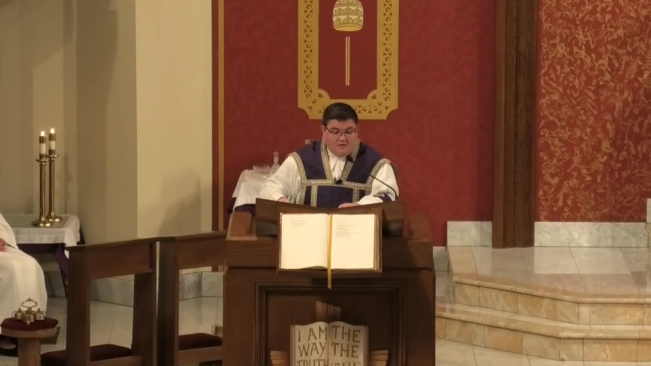 Homily, First Sunday of Lent - Fr. Kappes