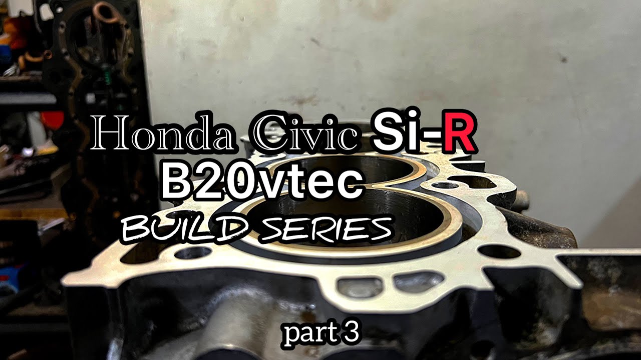 Honda Civic SiR B16a to B20vtec Rebuild series part 3