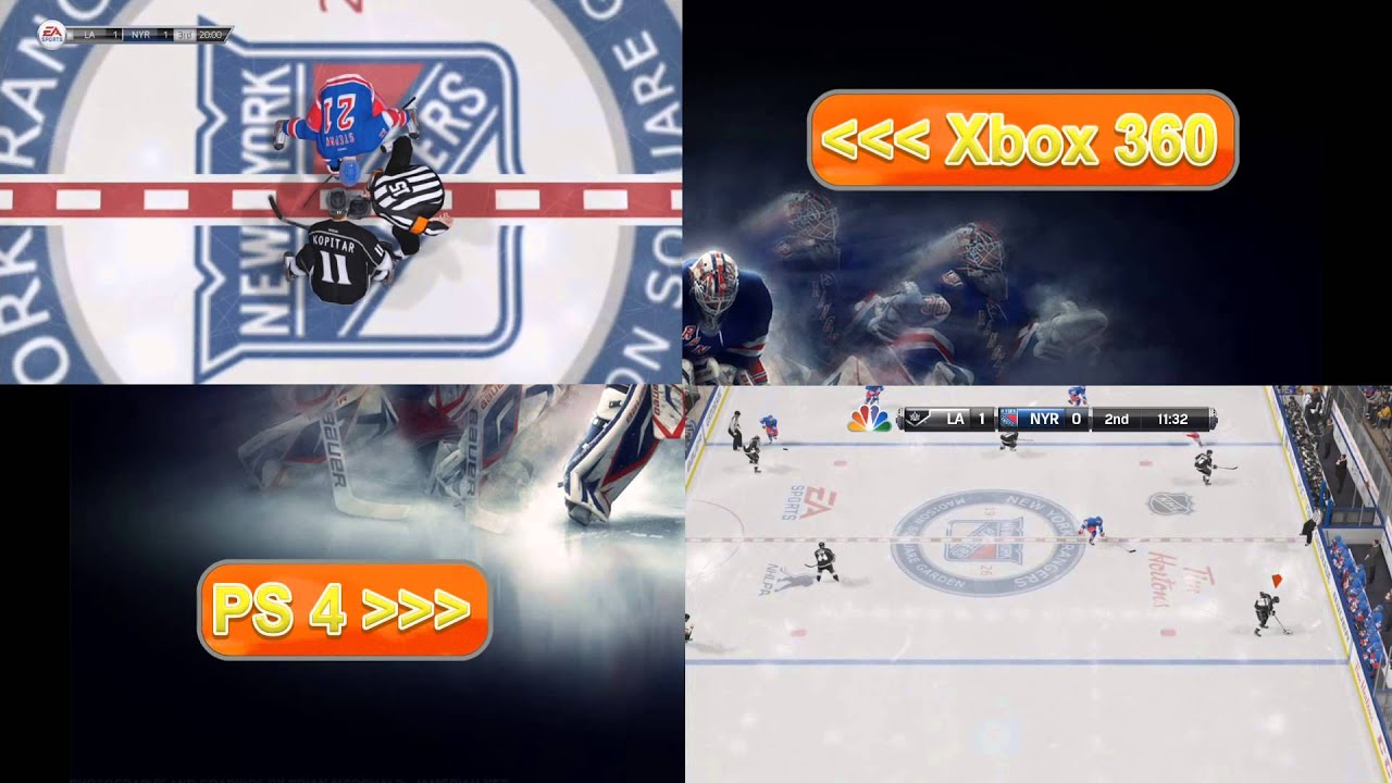 NHL 15 &mdash; Сравнение графики Next Gen и Current Gen (HD) [1080p]
