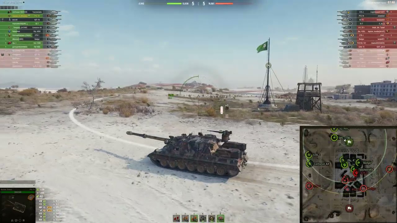 10k+ damage in the new PTZ-78. Best Tier 11?